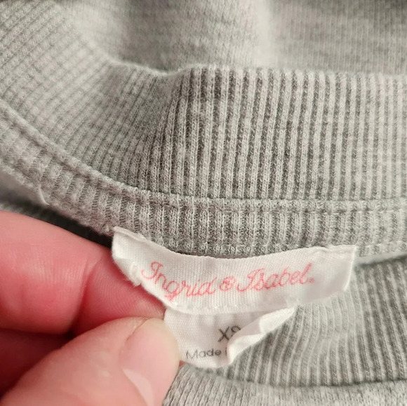 Ingrid & Isabel Mama Crewneck Grey Sweater sz XS - Picture 9 of 10
